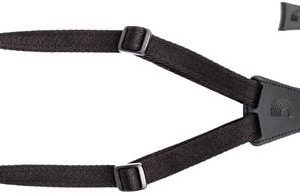 D'ADDARIO ECO-COMFORT UKULELE SOUNDHOLE HOOK STYLE STRAP, BLACK