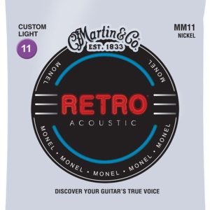 Martin MM11 Retro Custom Light Acoustic Guitar Strings