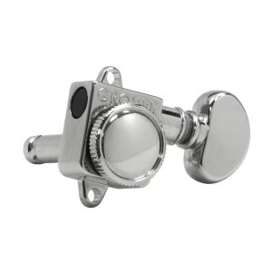 GROVER "FENDER ®" ROTO-GRIP LOCKING ROTOMATICS ® CHROME SET 6 6-IN-LINE