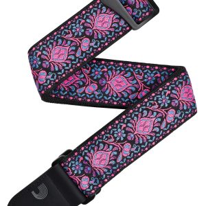 D'ADDARIO ECO COMFORT WOVEN OUTRUN GUITAR STRAP, MONTEREY