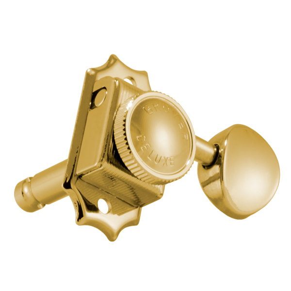 GROVER LOCKING DELUXE GOLD W/ METAL BUTTON SET 6 3+3