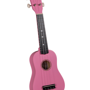 Diamond Head DU-129 Tropical Satin Series Soprano Ukulele - Flamingo Pink