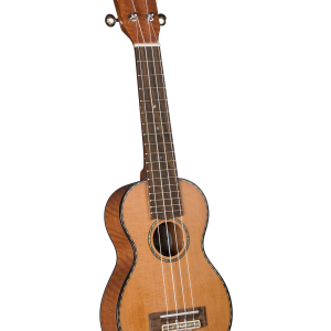 Diamond Head DU-400 Solid Cedar & Flamed Mahogany Soprano Ukulele Outfit