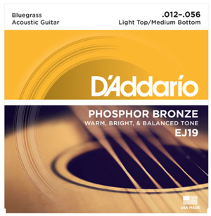 D'ADDARIO PHOSPHOR BRONZE ROUND WOUND ACOUSTIC GUITAR SET,