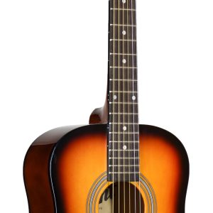 INDIANA RUNT SERIES GUITAR, VINTAGE BURST GLOSS FINISH 3/4 SIZE