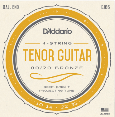 D'ADDARIO 80/20 BRONZE TENOR GUITAR