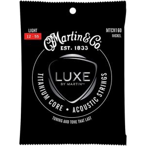 Martin MTC160 Titanium Core Light Acoustic Guitar Strings