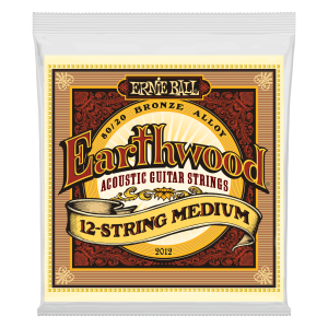 Earthwood Medium 12-String 80/20 Bronze Acoustic Guitar Strings - 11-28 Gauge
