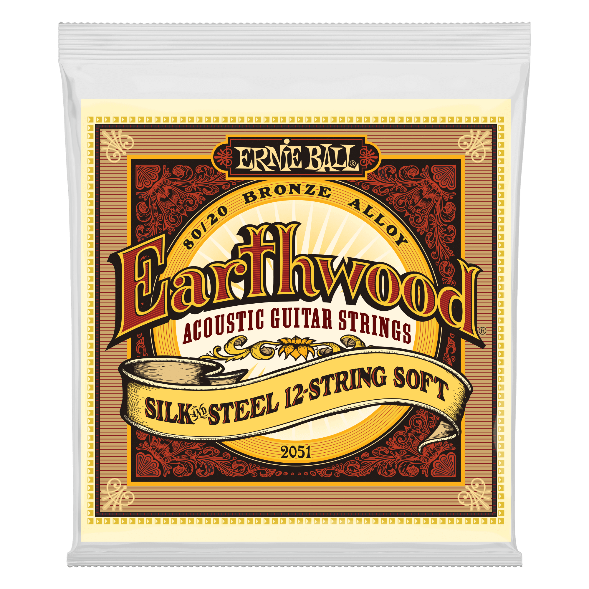 Earthwood Silk & Steel Soft 12-String 80/20 Bronze Acoustic Guitar Strings - 9-46 Gauge