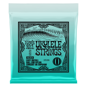 Ukulele Ball End Nylon Strings Black