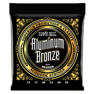 Medium Aluminum Bronze Acoustic Guitar Strings - 13-56 Gauge