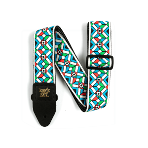 Ernie Ball Kaleidoscope Blue Jacquard Strap