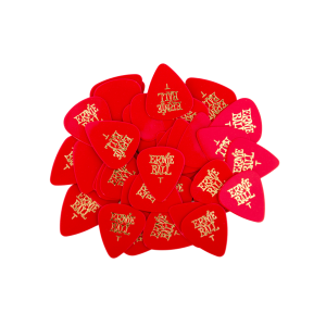 Thin Red Cellulose Picks, bag of 144