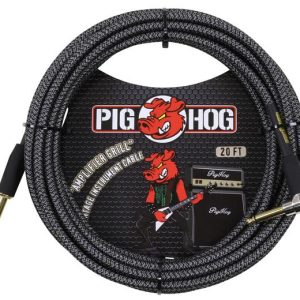 PIG HOG VINTAGE SERIES INSTRUMENT CABLE, 20FT, AMPLIFIER GRILL