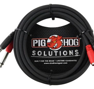 10ft RCA-1/4" Dual Cable