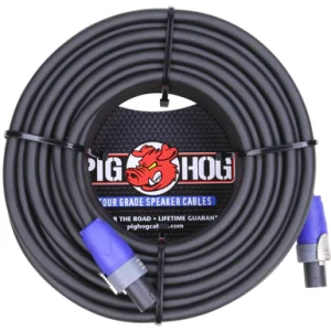 Pig Hog 100ft Speaker Cable, SPKON to SPKON (14 gauge wire)