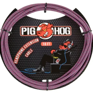 10ft Headphone Extension Cable, 3.5mm, “Riviera Purple”