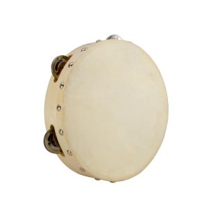 Tambourine, 8" w/ Skin Head