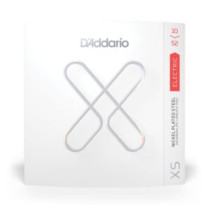 D'ADDARIO XS COATED NICKEL ELECTRIC GUITAR STRINGS, 10-52